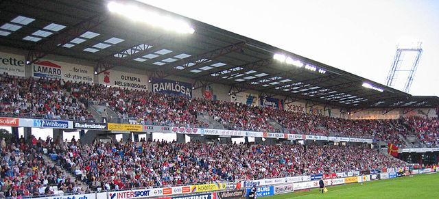 HIF varnar efter inkastade flaskor på Olympia